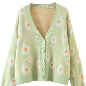 Flower cardigan